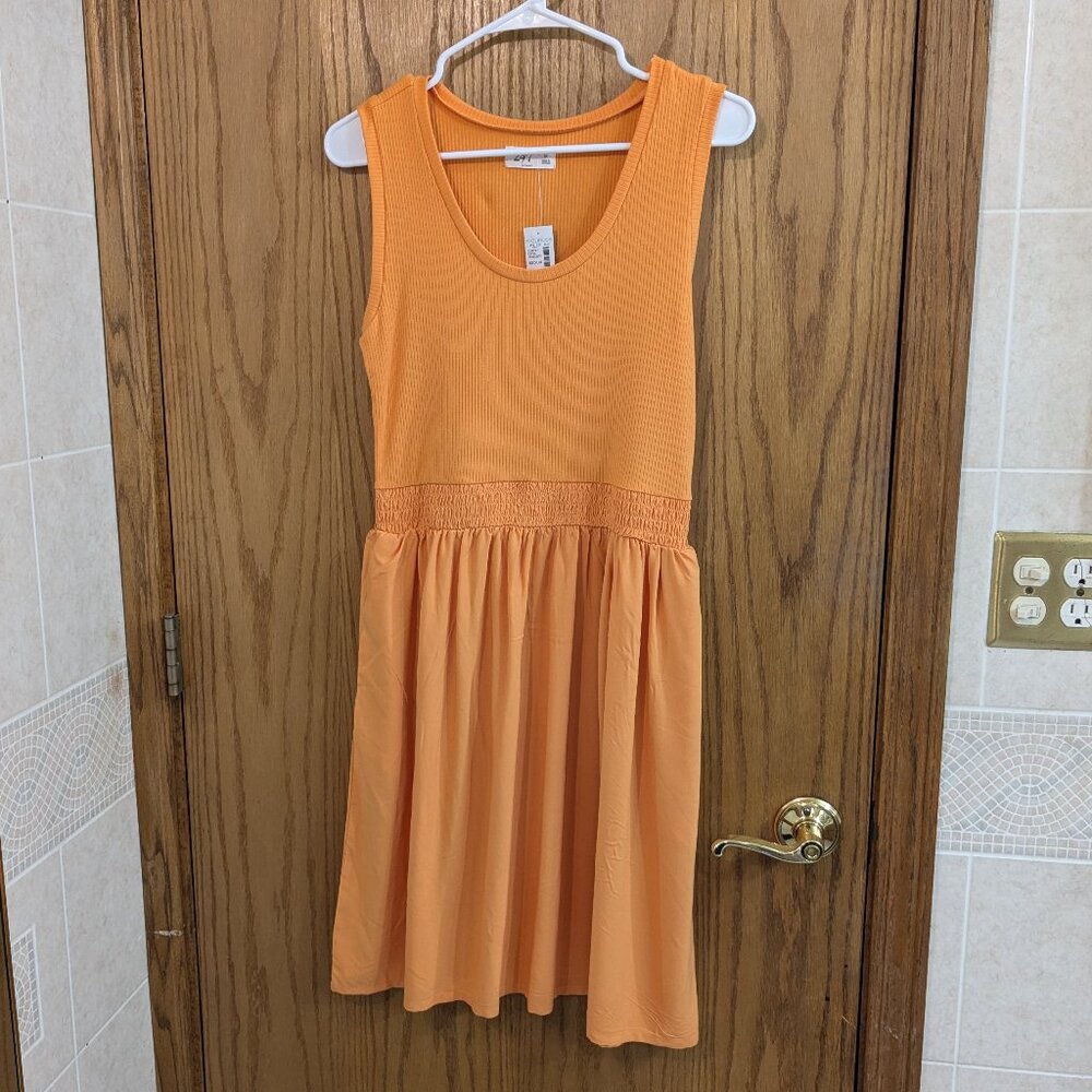 NWT maurices womens mixed media skater dress size medium